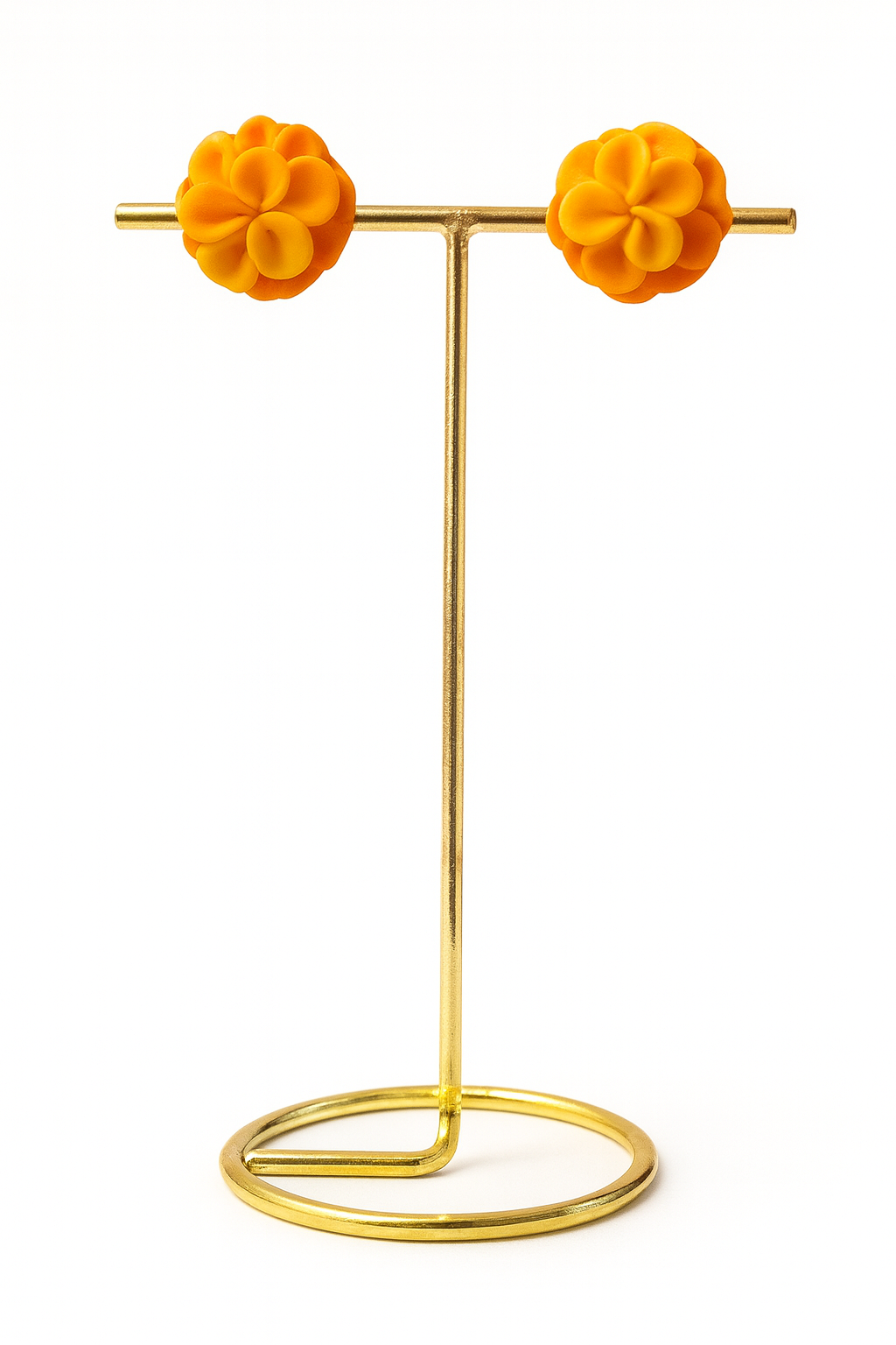 Cempasúchil Flower Earrings