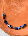 Blue Ceramic Necklace
