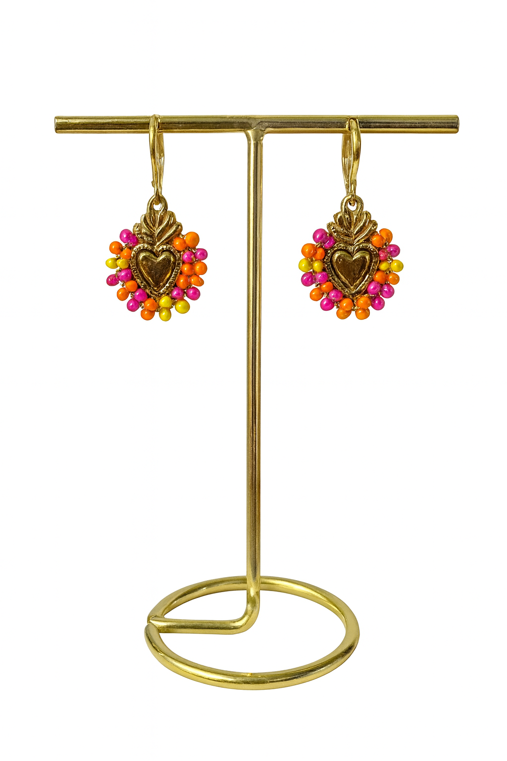 Golden Heart Earrings