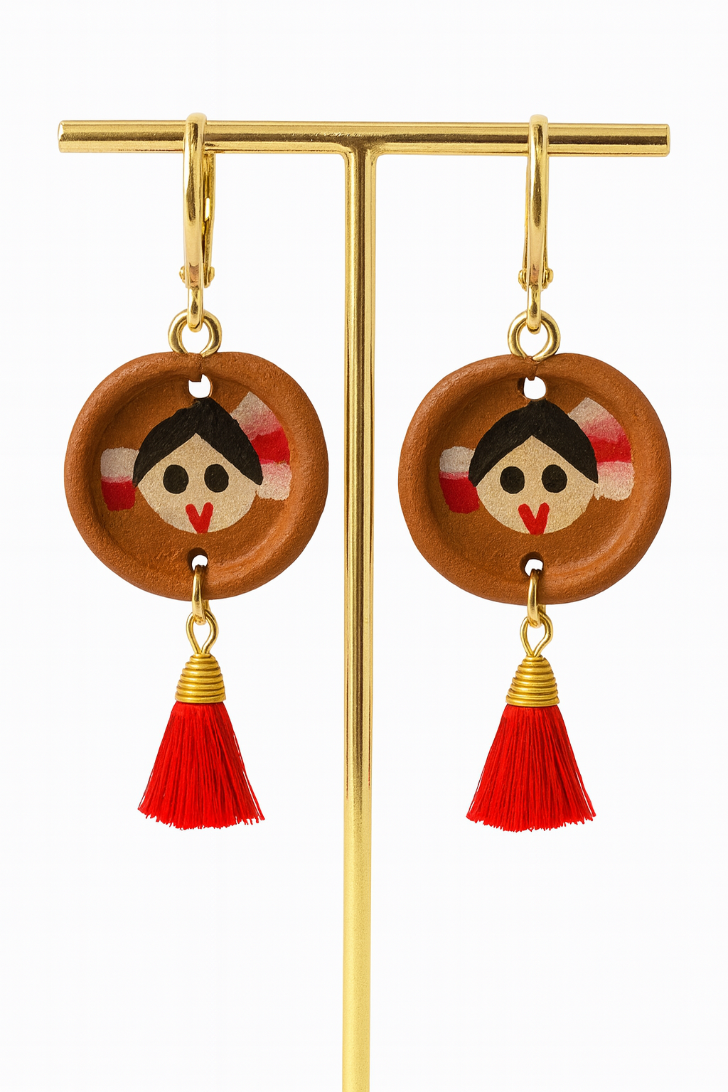Lele Doll Clay Earrings