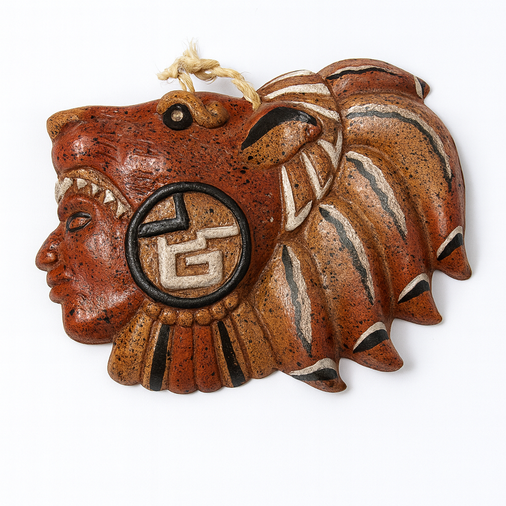 Aztec Warriot (Cougar) Clay mask